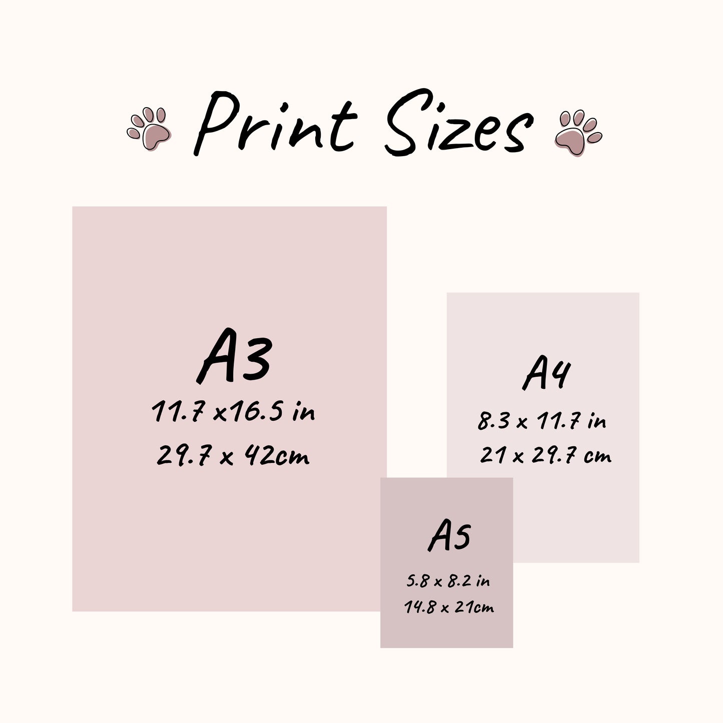 Custom Pet Portrait Print (Detailed Background)